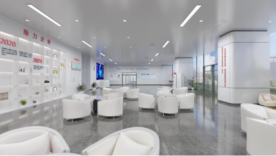 華彩聚焦，九洲盛世再添巨作！青島微電子創(chuàng)新中心展廳設計賞析！(圖4)