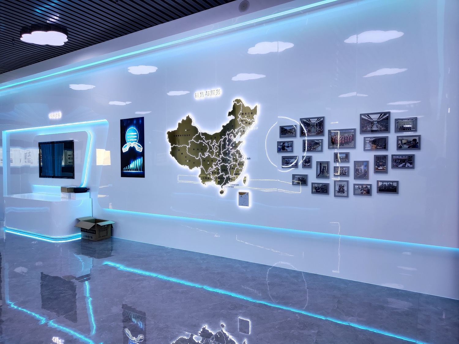 山東金太陽教育集團(tuán)展廳交付現(xiàn)場(圖2)