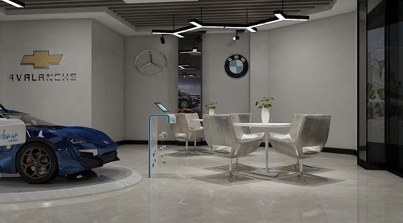 企業(yè)展廳設計空間搭建需要掌握好尺度(圖1)