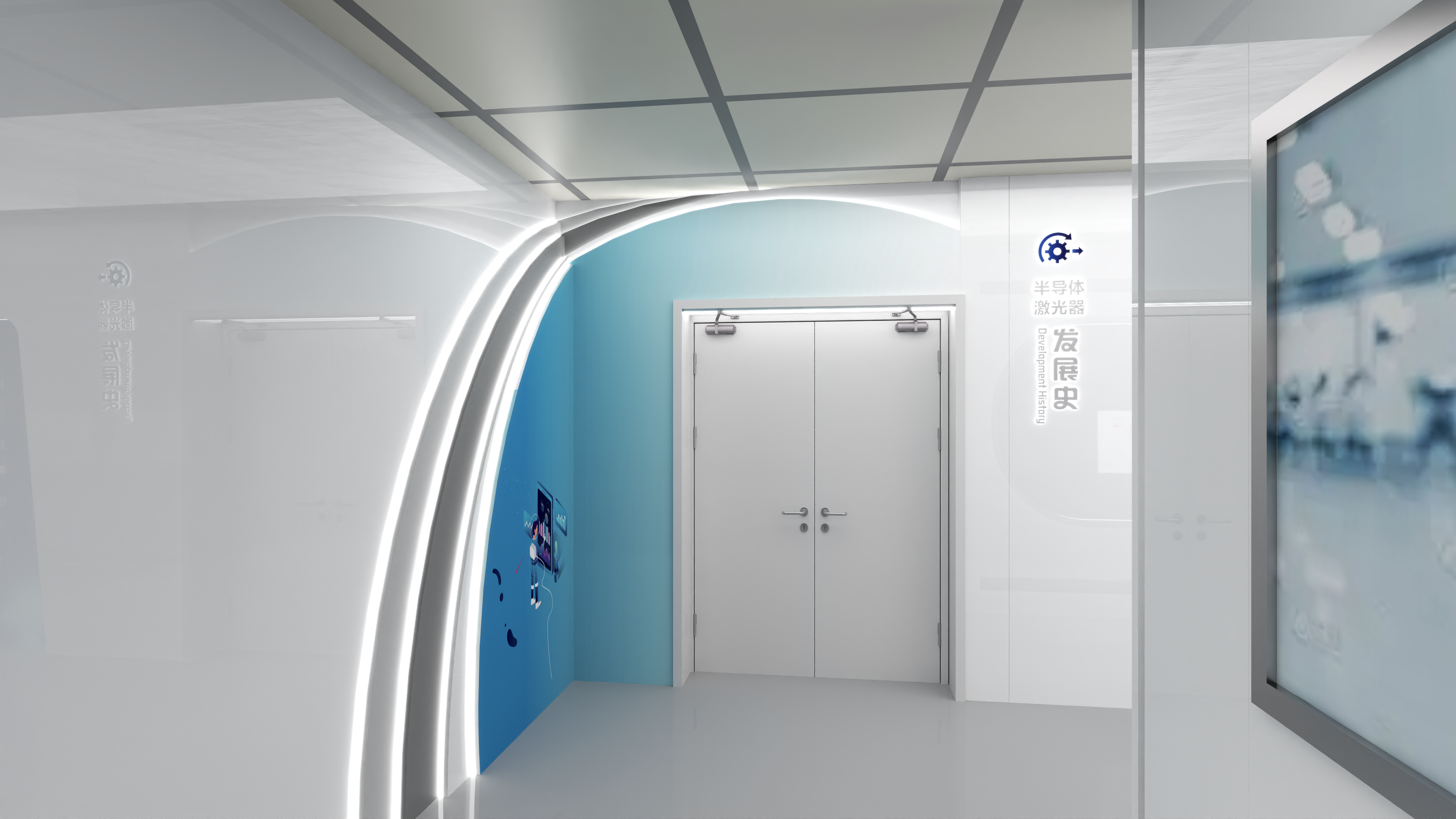 熱烈慶祝九洲盛世?成功合作吉光半導體科技有限公司品牌展廳項目(圖3)